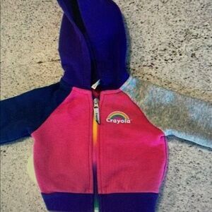 Vibrant Pink and Purple Kids Hoodie